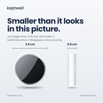 Keptwell Smart Tracker – Works with Apple Find My