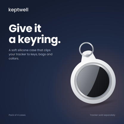 Keptwell Silicone Keyring Case
