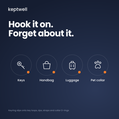 Keptwell Silicone Keyring Case